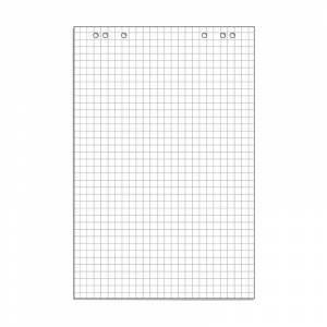 Бумага для флипчартов Attache 67.5х98 см белая 10 листов в клетку (80 г/кв.м)