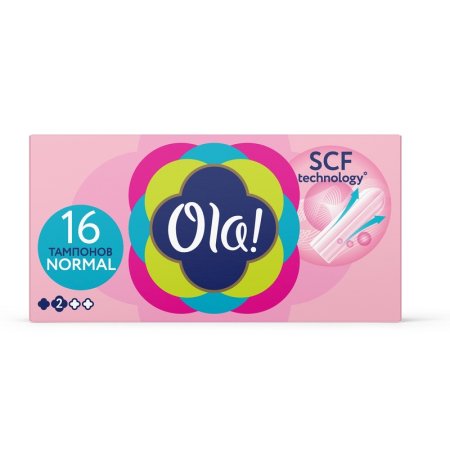 Тампоны гигиенические Ola! Tampons Normal (16 штук в упаковке)