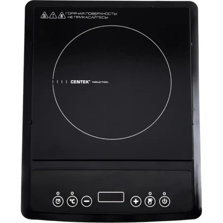 Плита индукционная Centek CT-1518 узкая чёрная (стеклокерамика, 1  конфорка)