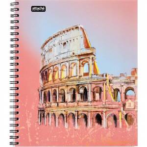 Бизнес-тетрадь Attache Selection Travel Italy А5 96 листов разноцветный в клетку на спирали (170х203 мм)