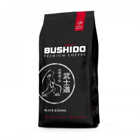 Кофе в зернах Bushido Black Katana 100 % арабика 227 г
