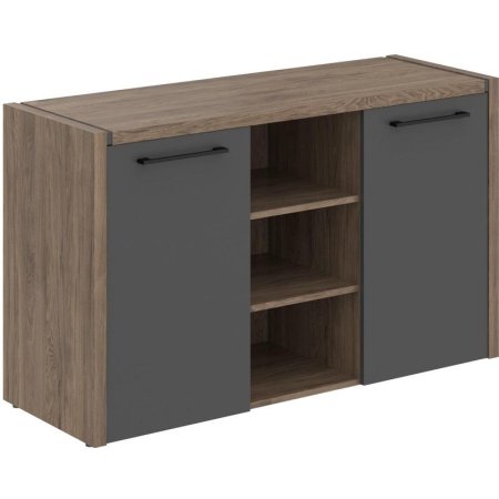 Тумба под фригобар Morris Trend MTF140 (антрацит/кария пальмира,  1400х492х828 мм)