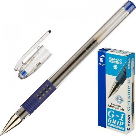 Ручка гелевая Pilot BLGP-G1-5 синяя (толщина линии 0,3 мм)