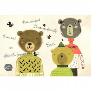 Альбом для рисования Kroyter Мишки А4 40 листов