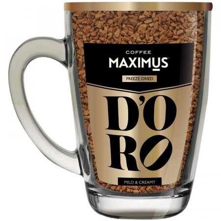 Кофе растворимый подарочный Maximus D'oro в кружке 70 г