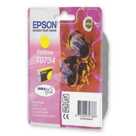 Картридж Epson C13T10544A10/EPT07344 желтый