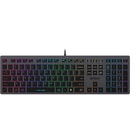 Клавиатура проводная A4Tech Fstyler FX60H (FX60H GREY/NEON)