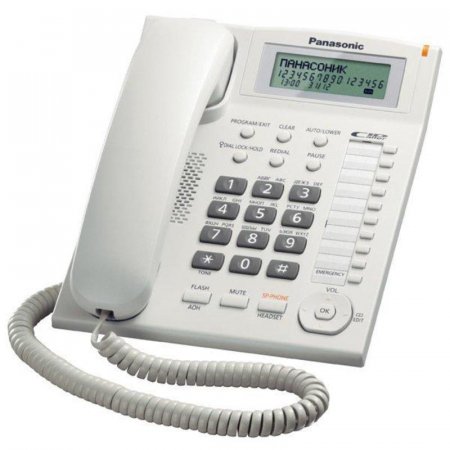 Телефон Panasonic KX-TS2388RUW белый