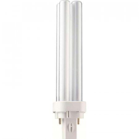 Лампа люминесцентная Philips MASTER PL-C 18W/840/2P 1CT/5X10BOX 18 Вт G24D-2 4000 К нейтральный белый свет