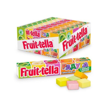 Конфеты жевательные Fruittella Радуга (21 штука по 41 г)