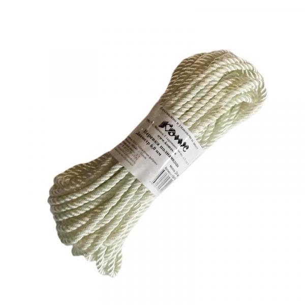Веревка полиамидная 6 мм 20 м