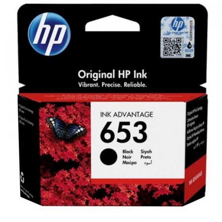 Картридж струйный HP 653 3YM75AE черный оригинальный повышенной емкости