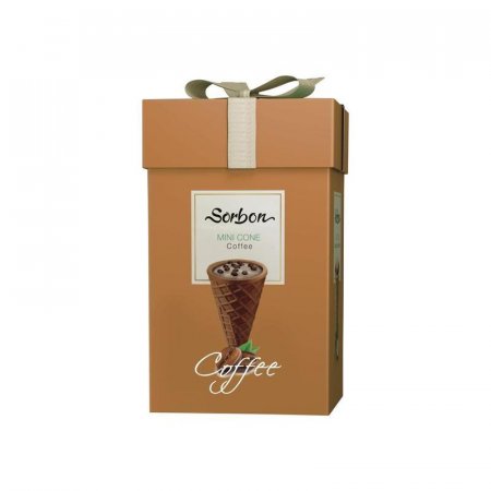 Конфеты Sorbon Coffee мини-рожки c хрустящей начинкой 200 г