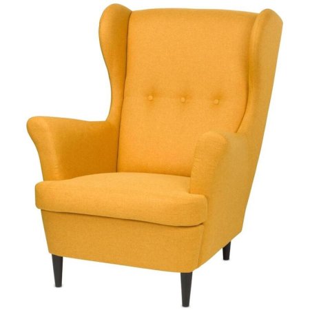 Кресло Тойво Twist желтое (ткань)