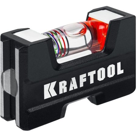 Уровень пузырьковый Kraftool A-rate control 1 глазок 76 мм магнитный  фрезерованный (34787)