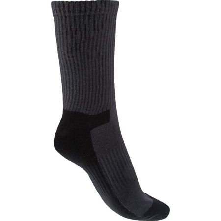 Носки треккинговые черные/серые с полосой размер 26-29