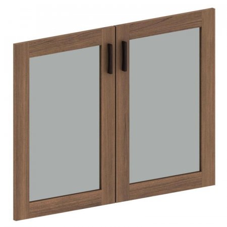 Двери низкие OnTop Ot-07.2 (рэд фокс/бронза, ЛДСП/стекло, 900х18х695 мм, 2 штуки)