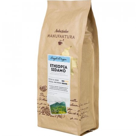 Кофе в зернах Ambassador Manufaktura Ethiopia Sidamo 100% арабика 1 кг
