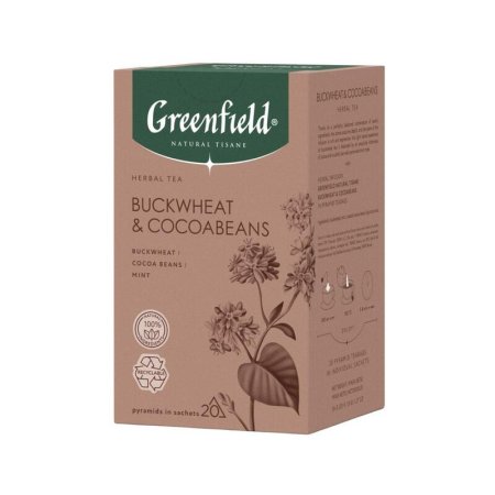Чай Greenfield Natural Tisane Buckwheat & Cocoabeans 20 пакетиков