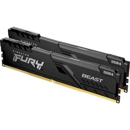 Оперативная память Kingston Fury 16 ГБ KF432C16BBK2/16 (2x8 ГБ DIMM  DDR4)