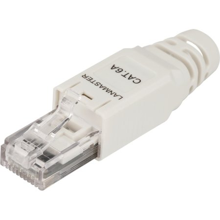 Коннектор Lanmaster LAN-TMP-U6A-WH RJ-45 cat 6a