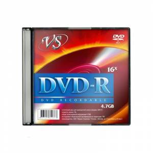 Диск DVD-R VS 4.7 Gb 16x (5 штук в упаковке)