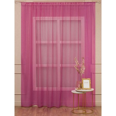 Тюль Amore Mio 300x270 см розовый (6PL 1064)