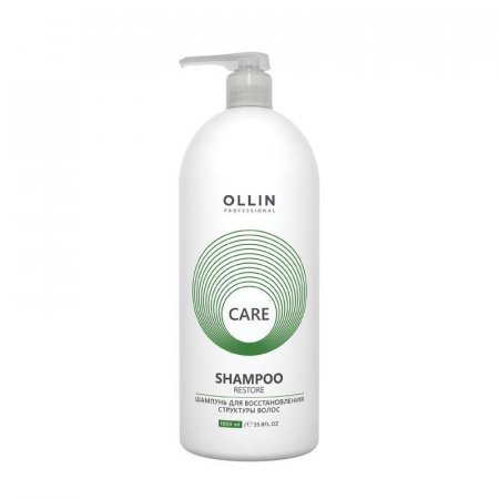 Шампунь Ollin Care для восстановления структуры волос 1000 мл