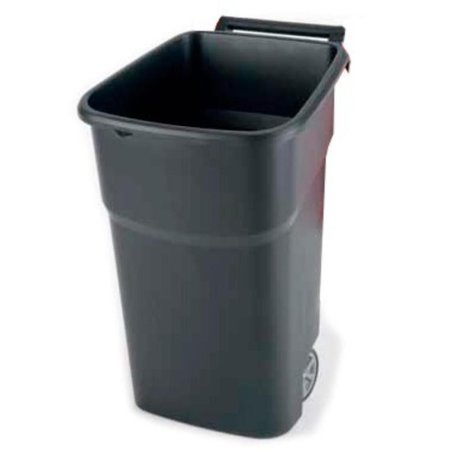 Контейнер бак для мусора и отходов Vileda Professional Атлас 100 л   пластик на 2-х колесах черный (арт. производителя 137764)