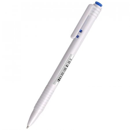 Ручка шариковая одноразовая масляная автоматическая синяя (толщина линии 0.7 мм)
