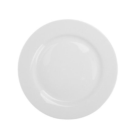 Тарелка обеденная фарфоровая Chan Wave Classic диаметр 150 мм белая 12  штук в упаковке (артикул производителя фк0147)
