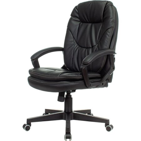 Кресло для руководителя Бюрократ CH868N черное (экокожа, пластик)