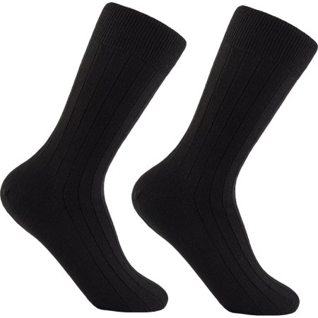 Носки мужские шерстяные черные с полосой размер 29