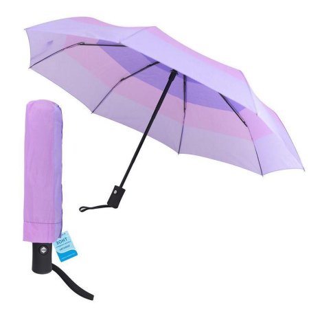 Зонт женский Мультидом Градиент Сирень автомат разноцветный (FX24-50)