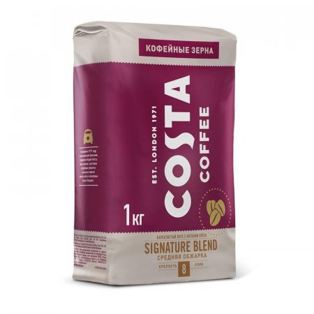 Кофе в зернах Costa Coffee Signature Blend Mocha Italia 1 кг
