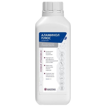 Дезинфицирующее средство Аламинол Плюс 1 л (концентрат)