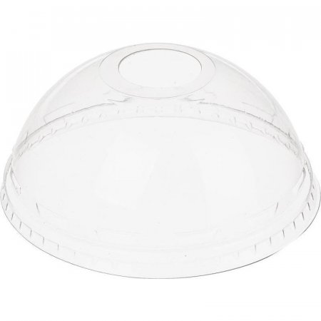 Крышка для стакана 95 мм пластиковая прозрачная купольная 50 штук в упаковке Комус