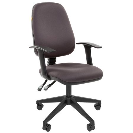 Кресло офисное Chairman 661 серое (ткань, пластик)