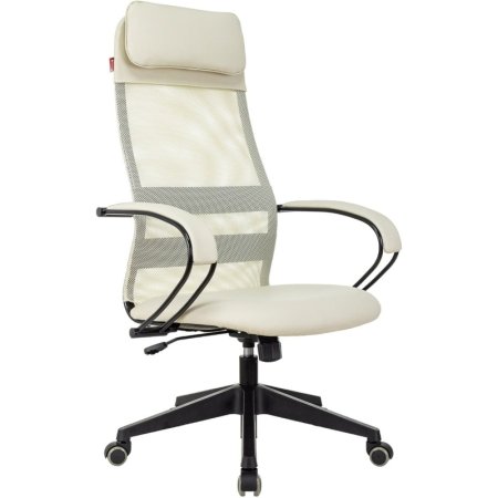 Кресло для руководителя Easy Chair 655 TPU бежевое (сетка/экокожа,  пластик)
