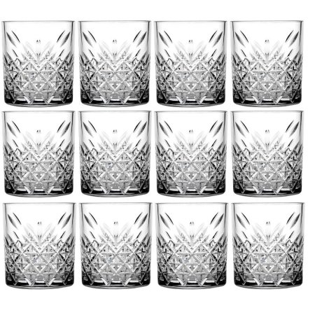 Набор стаканов (олд-фешн) Pasabahce Таймлесс стеклянные низкие 345 мл  (12 штук в упаковке)