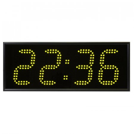 Часы настенные Импульс Электронное табло 413-T-EG2 (46x18x6.5 см)