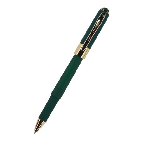 Ручка шариковая неавтоматическая Bruno Visconti Monaco синяя (зеленый   корпус, толщина линии 0.4 мм)