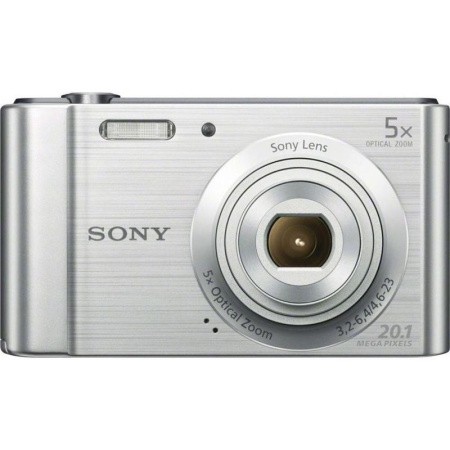 Цифровой компактный Фотоаппарат Sony DSC-W800/S серебристый