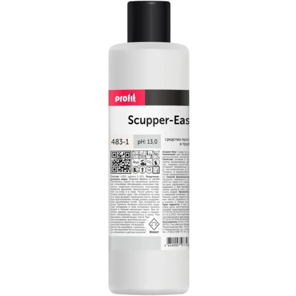 Средство для устранения засоров Pro-Brite Skupper Easy 1 л (концентрат)