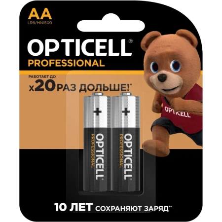 Батарейка AA пальчиковая Opticell Professional
