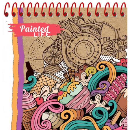 Скетчбук Проф-пресс Антистресс А6 80 листов