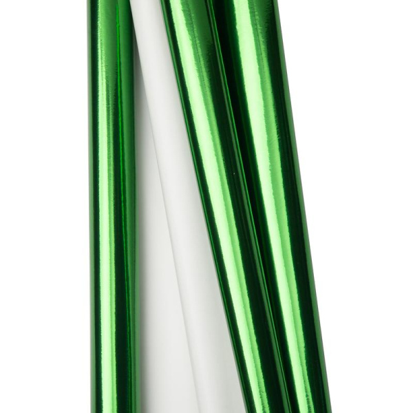 Бумага упаковочная Magic Pack зеленая (в рулоне, 100x70 см)