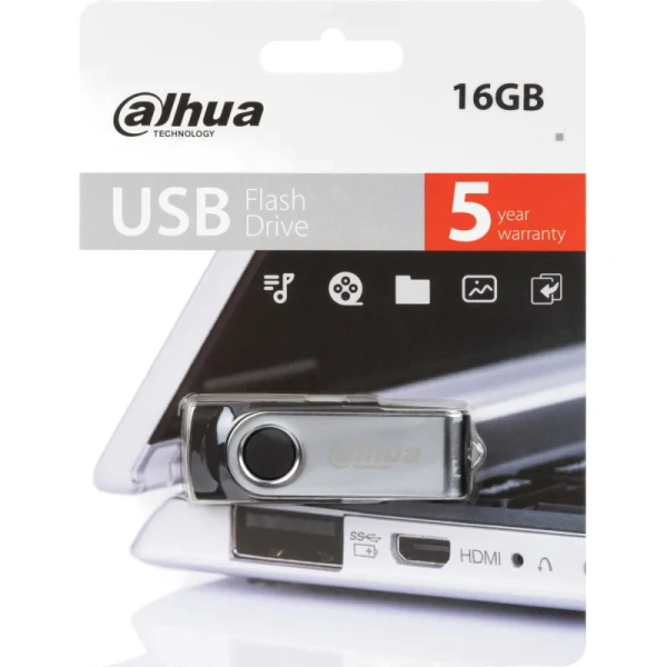 Флешка USB 2.0 16 ГБ Dahua (DHI-USB-U116-20-16GB)