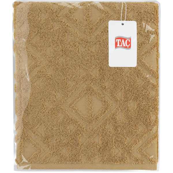 Полотенце махровое Jacquard 50х90 см 500 г/кв.м коричневое
