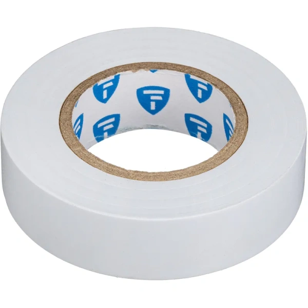 Изолента TOPFORT ПВХ 19 мм x 20 м белая (1687210)